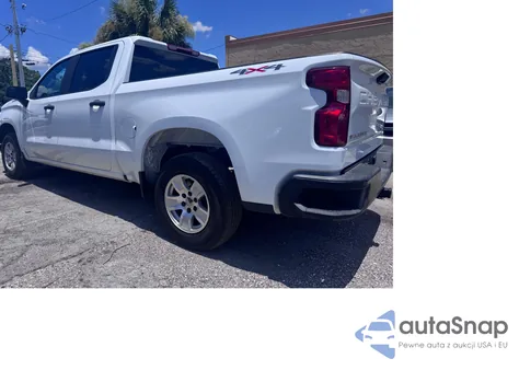 2023 Chevrolet Silverado 1500 4Wd Short Bed Wt from USA, damaged, VIN 3GCUDAEDXPG304501